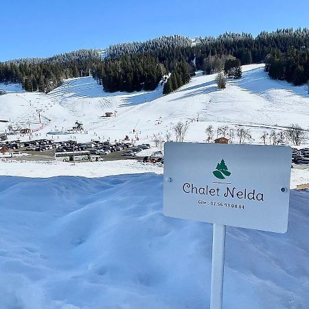 Gite Avec Terrasse Et Belle Vue - Chaletnelda Com Lamoura Kültér fotó