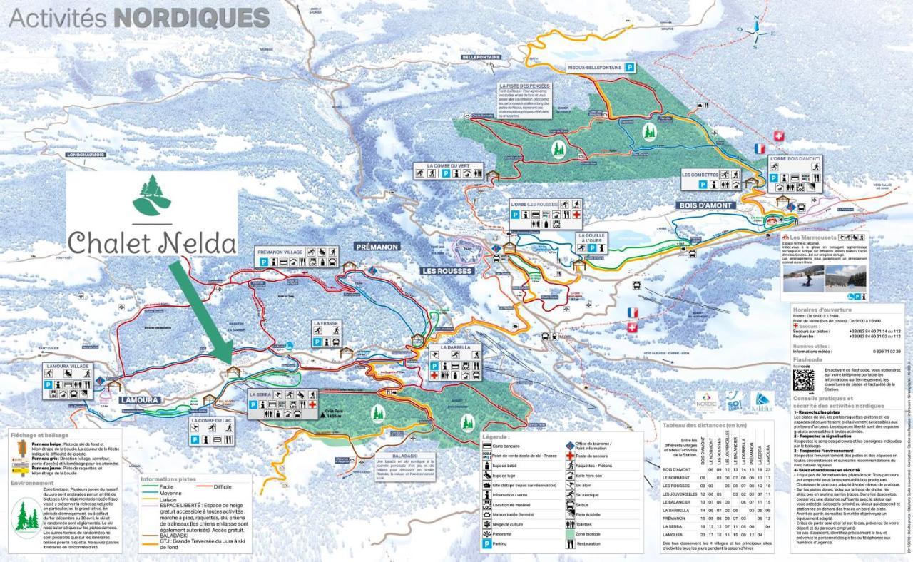 Gite Avec Terrasse Et Belle Vue - Chaletnelda Com Lamoura Kültér fotó